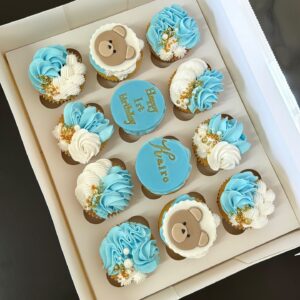 Teddy Birthday Cupcake
