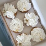 White Rose Cupcake