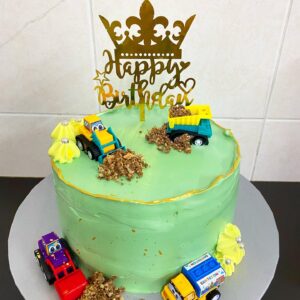 Construction Birthday cake